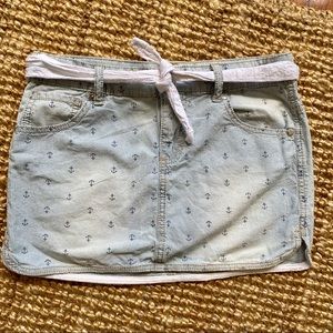 United Colors of Benetton Nautical Jean Skirt